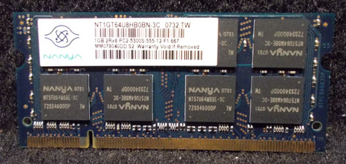Nanya nt1gt64u8hb0bn 1 gb - nt1gt64u8hb0bn-3c,,
