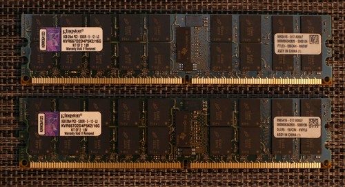8gb kingston ddr - 2, pc5300